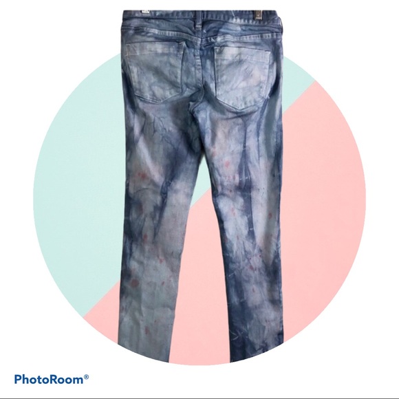 J Crew Factory Matchstick Skinny Jeans 26 Tie Dye - Picture 7 of 11
